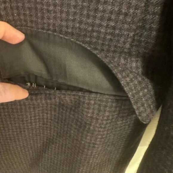 CANALI Wool Cashmere Silk Sport Coat Blazer Purple Plaid Check Italy Size 54 - Picture 5 of 11